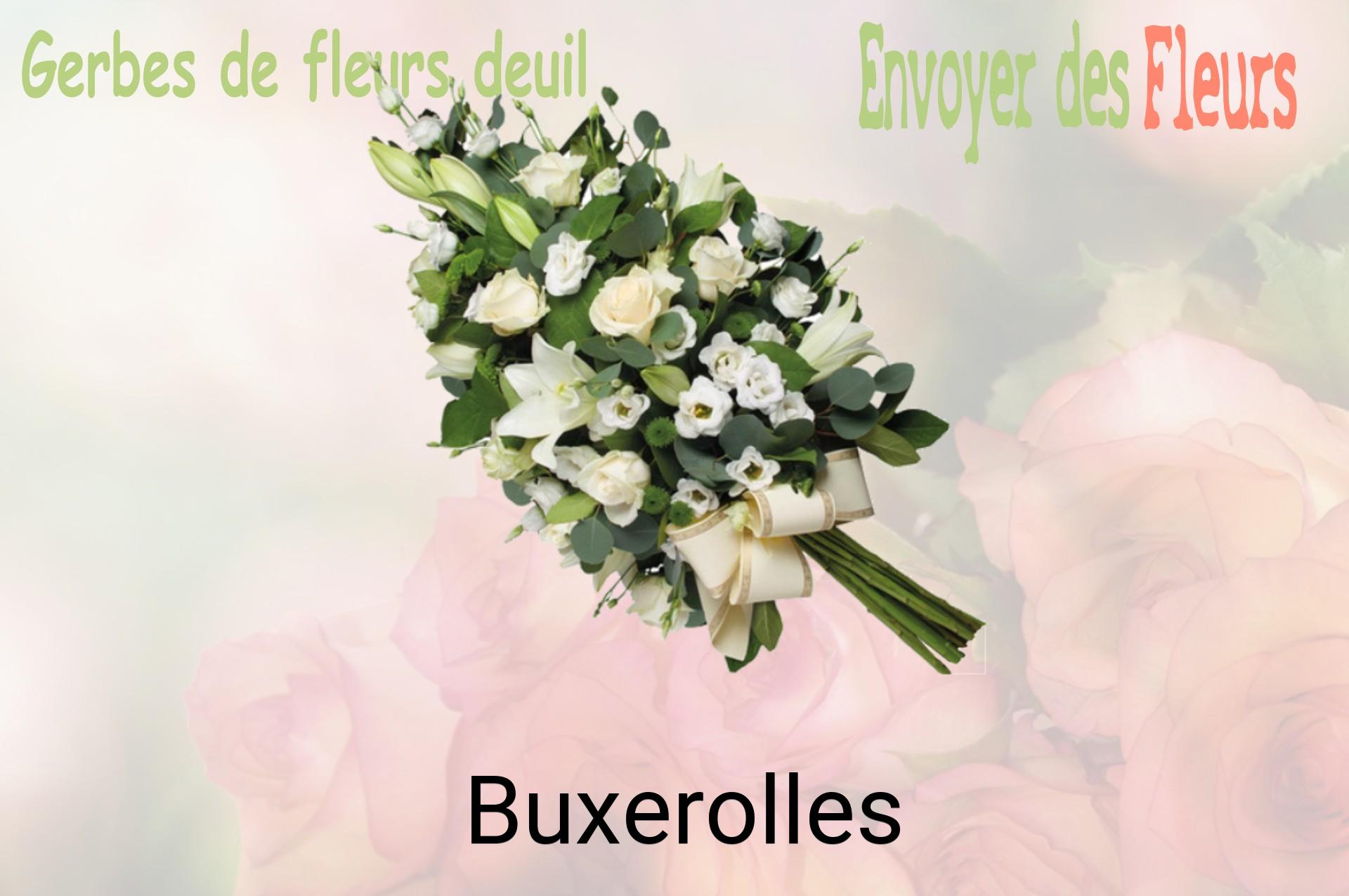 Gerbe de fleurs de deuil livrée à Buxerolles